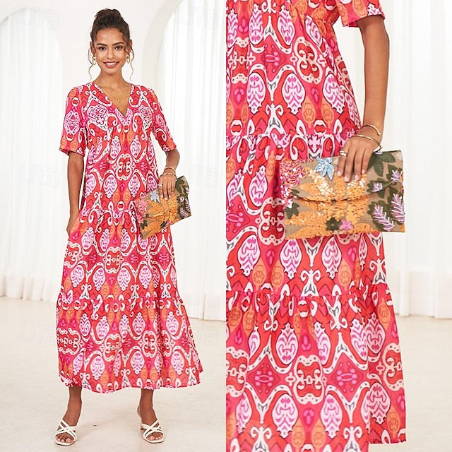 Floral Embroidered Handheld Women's Clutch Evening - Bag