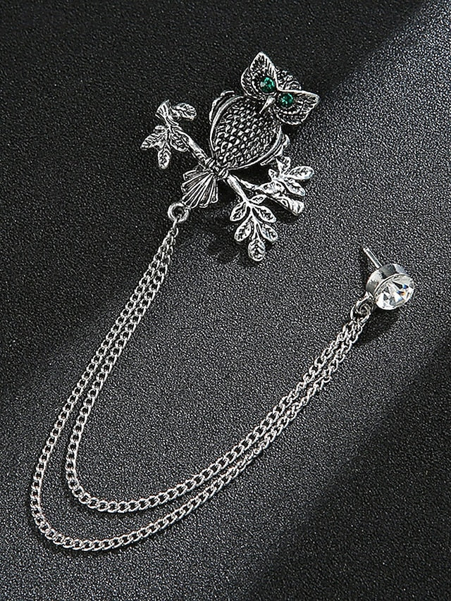 Pin Brooch Lapel with Deer Men's Christmas