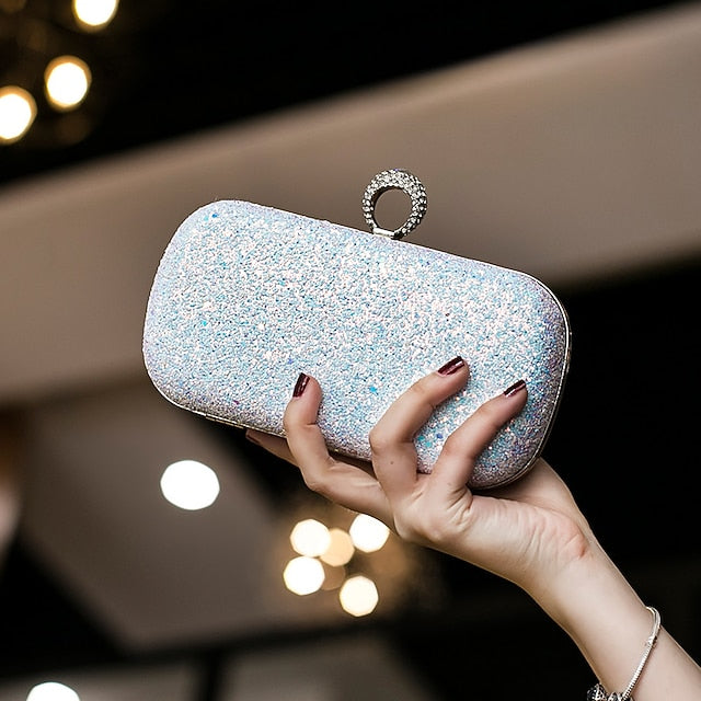 PU Bags Clutch Evening Bag Women's Wristlet Leather