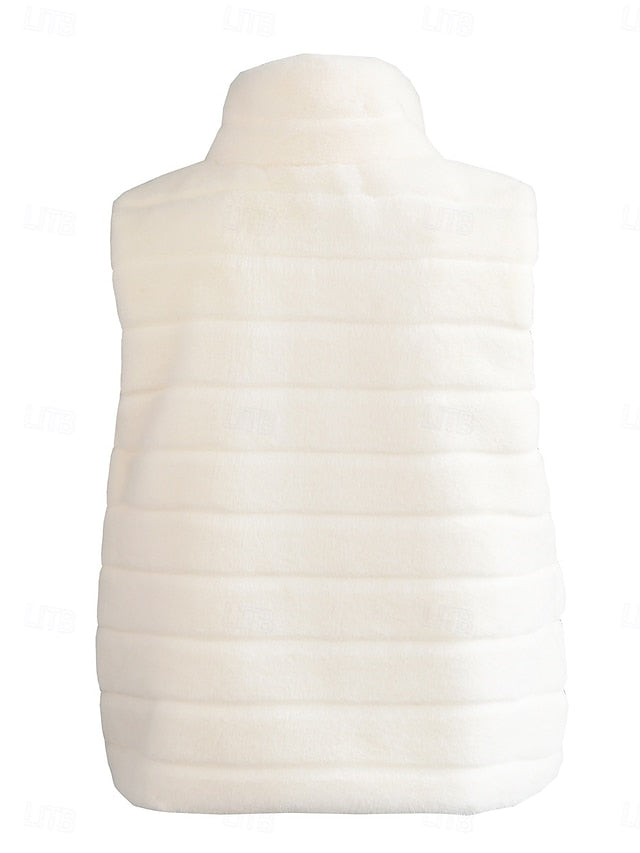 Winter Coat Fashion Warm Patchwork Breathable Women's