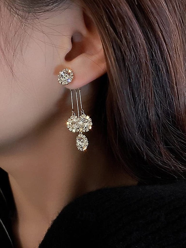 Women Crystal – Elegant Sparkling for Dangle Earrings