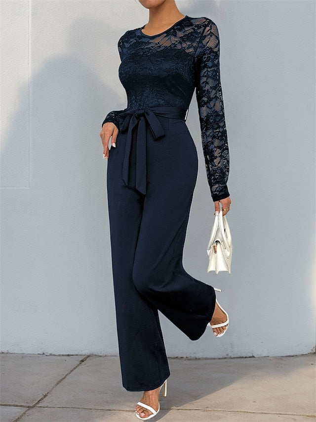 Elegant / Pantsuit of Jewel the Mother Casual Bride Jumpsuit