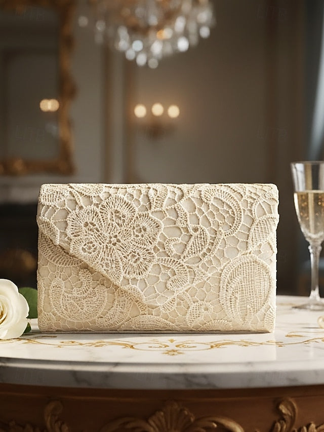 Strap Lace with Evening Clutch Women's Chain Bag