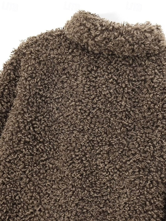 Furs Comfortable Warm Women's Faux Fur Coat Teddy