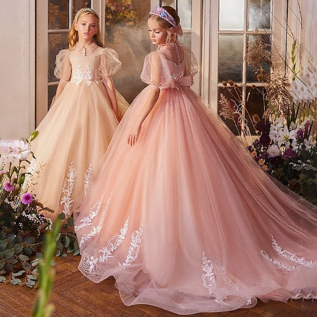 Flower Girls' Princess Dress Evening Gown Girl Party