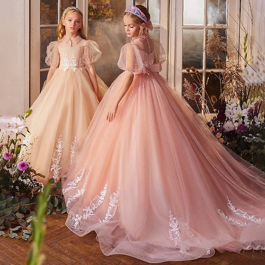 Flower Girls' Princess Dress Evening Gown Girl Party