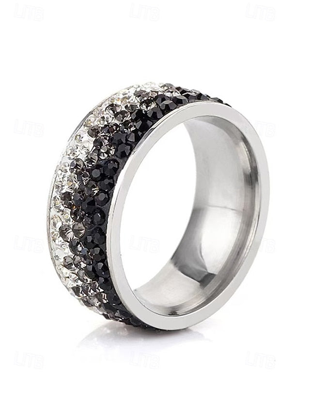 Steel Men's – Ring Red Stylish Christmas Stainless