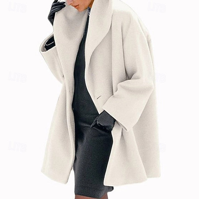 Warm Faux Coat Fur Comfortable Furs Buttons Women's