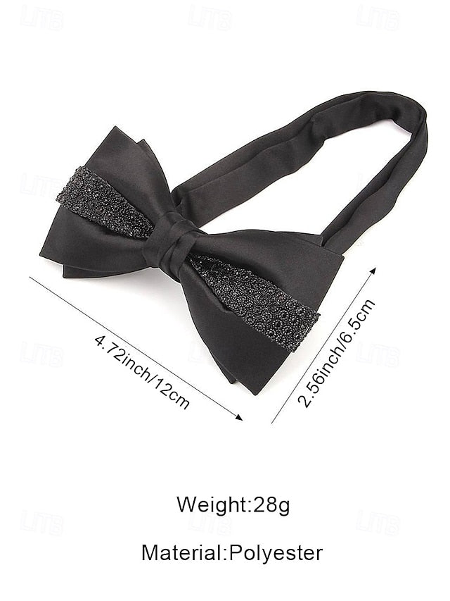 Tie Christmas Red Bow Men's –