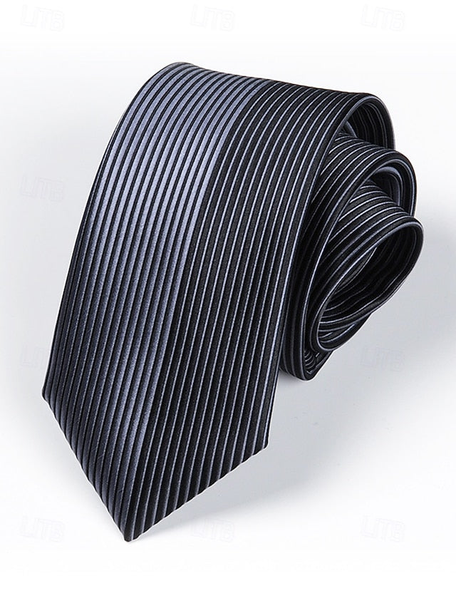 Men's Tie Positioning Narrow Pattern 6cm Stripe -