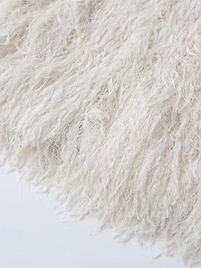 Coat Furs Comfortable Leathers Women's Faux Fur