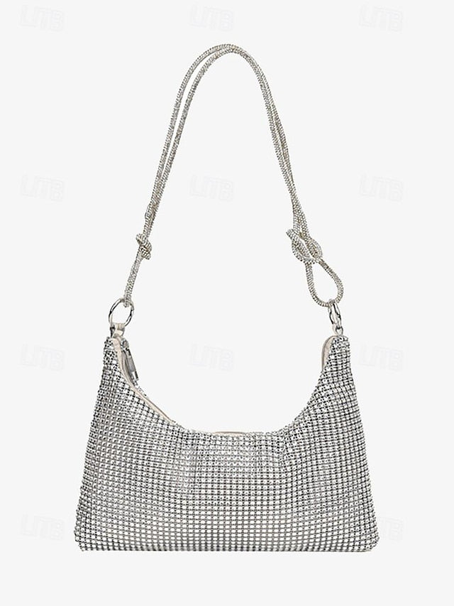Elegant Evening Women's Shoulder Handbag – Bag Rhinestone